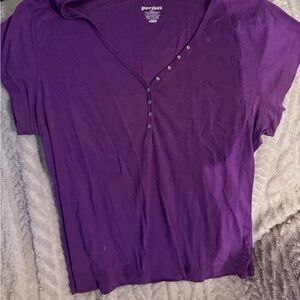 Old Navy Purple Short Sleeve Tee